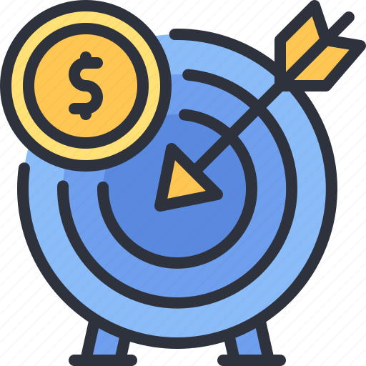 Profits, profit, income, target, arrows icon - Download on Iconfinder