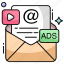 marketing mail, advertising mail, email, correspondence, letter 