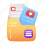 content, data, folder, marketing 