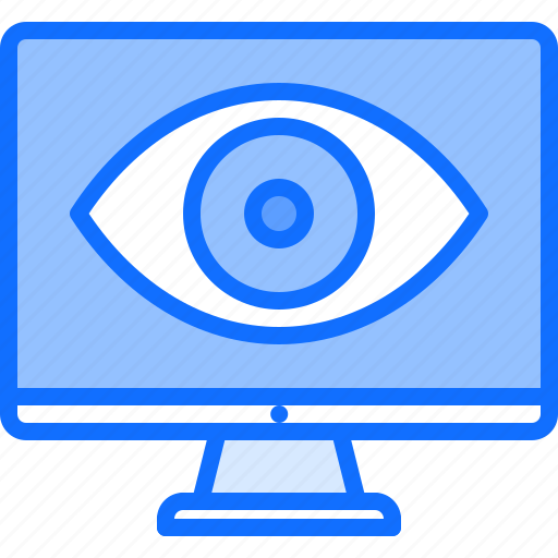 Computer, eye, marketing, monitoring, promotion, seo, web icon - Download on Iconfinder