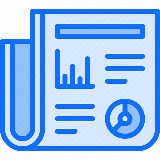 Graph, marketing, metrics, newspaper, promotion, report, seo icon - Download on Iconfinder