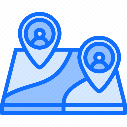 Freelancer, freelancing, map, marketing, pin, promotion, seo icon - Download on Iconfinder