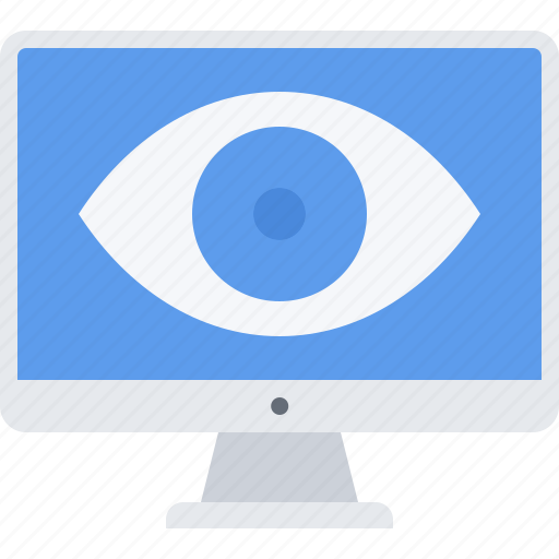 Computer, eye, marketing, monitoring, promotion, seo, web icon - Download on Iconfinder