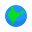 continent, globe, map, world 