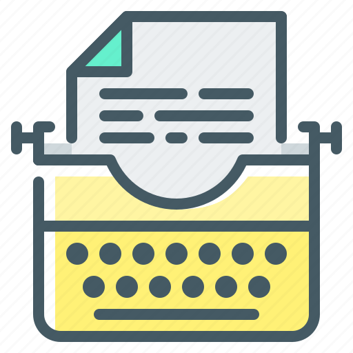 Copywriting, marketing, print, typewriter icon - Download on Iconfinder