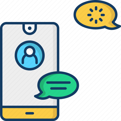 Chat, chatting, conversation, message, messages, mobile, mobile chat icon - Download on Iconfinder