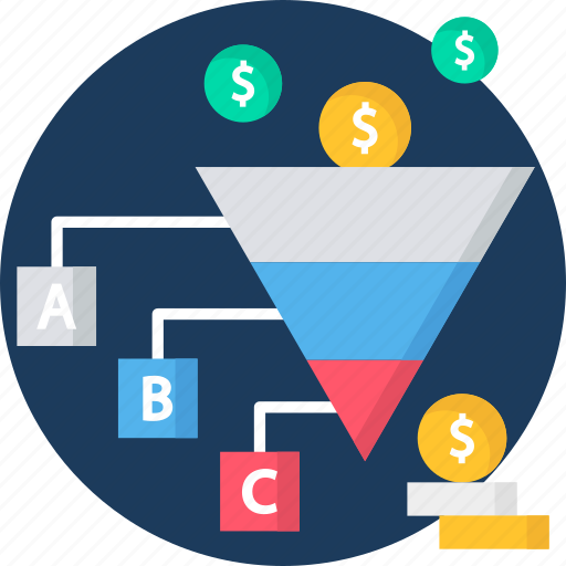 Data, education, filter, funnel, process, processing icon - Download on Iconfinder