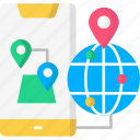 globe, location, placeholder, pointer
