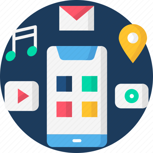 Mobile app, smartphone, video icon - Download on Iconfinder