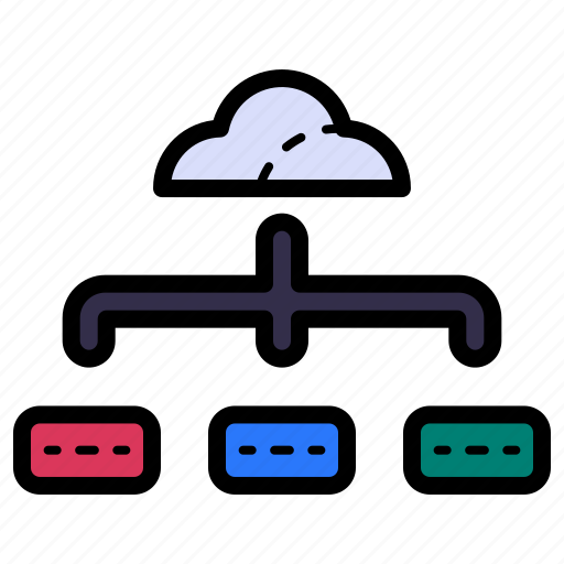 Hosting, server, computing, cloud icon - Download on Iconfinder