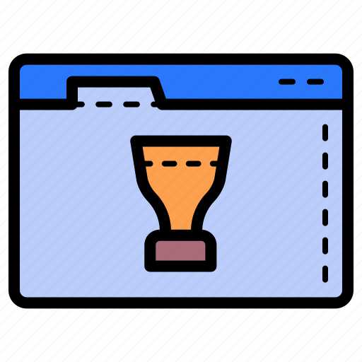 Trophy, web page, website, browser, award icon - Download on Iconfinder