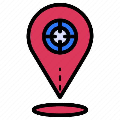 Target, location, navigation, pin icon - Download on Iconfinder
