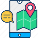 gps, location pointer, map, mobile, mobile app, mobile map 