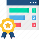 badge, browser, page, rank, ranking, web page, website 