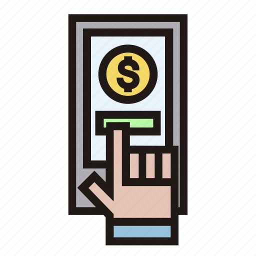 Pay per click, pay, click, payment, money, banking icon - Download on Iconfinder