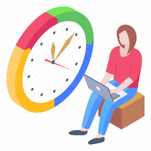 Clock, time management, schedule, effective planning, time control illustration - Download on Iconfinder