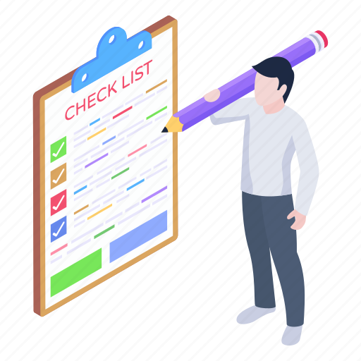 Clipboard, checklist, list, to do list, document illustration - Download on Iconfinder