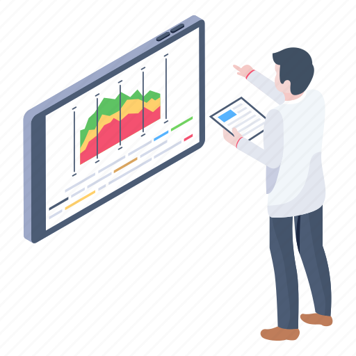 Online analytics, online business, business infographic, statistics, descriptive data illustration - Download on Iconfinder