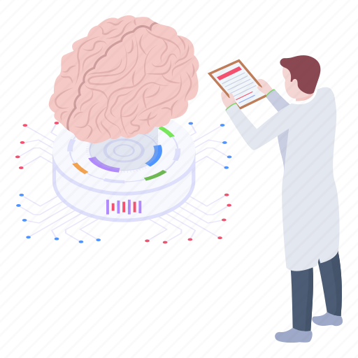 Ai brain, digital brain, ai technology, future technology, artificial intelligence illustration - Download on Iconfinder