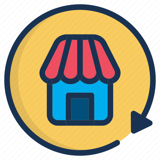 Business, circle, filled, marketing, money, seo, shop icon - Download on Iconfinder