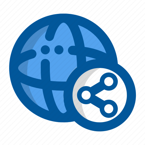 Global, global distribution, global network, global share, globe, sharing icon - Download on Iconfinder