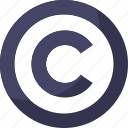copyright, copyright symbol, author, copyrighted, authorship, owner, license, ui