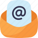 mail, letter, email, envelope, message, open, at sign, communications, document