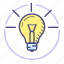 bulb, creative, idea, lamp 