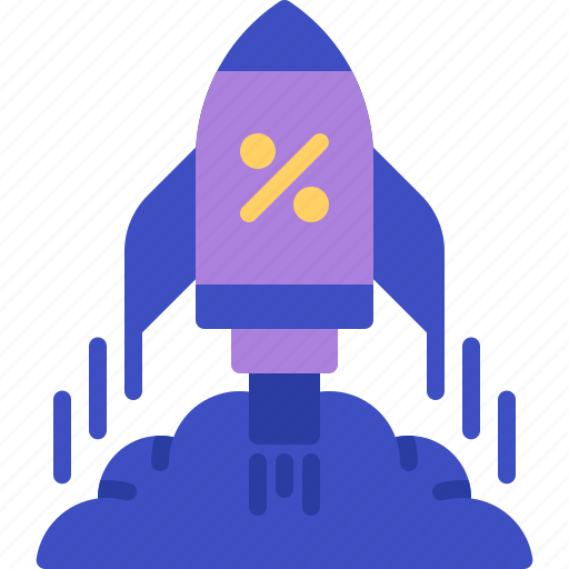Discount, launch, marketing, rocket, startup icon - Download on Iconfinder