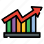 graph, chart, growth, up arrow, diagram, business, statistics, profit 