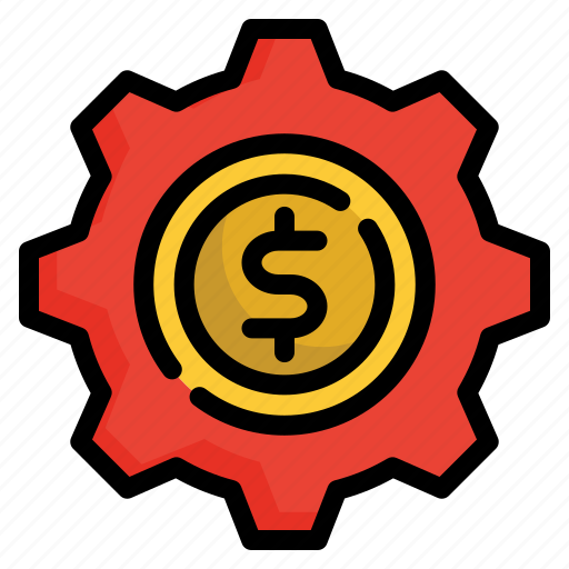 Settings, gear, setting, management, configuration, dollar, money icon - Download on Iconfinder
