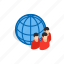 find, isometric, new, open, people, planet, studying 