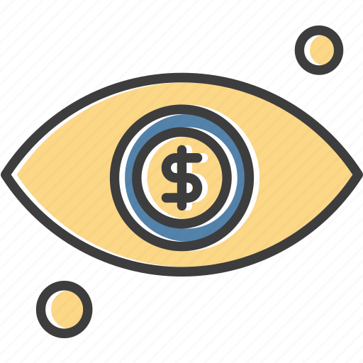 Dollar, eye, look, money icon - Download on Iconfinder