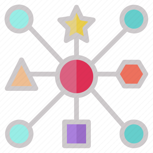Connect, geometry, network, networking, relation, shape, system icon - Download on Iconfinder