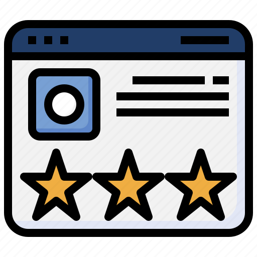 Rating, review, comment, feedback, three, stars icon - Download on Iconfinder