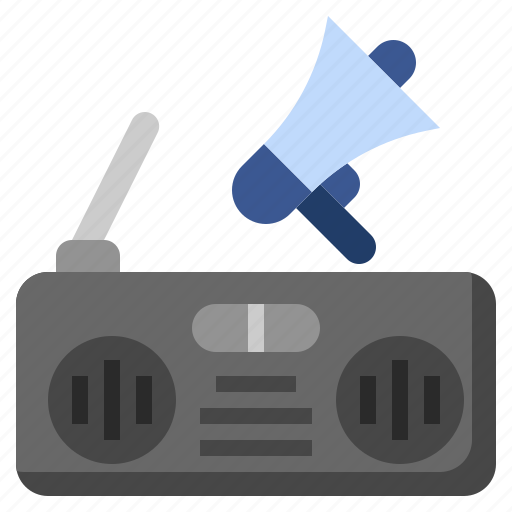 Radio, publicity, marketing, promotion, megaphone icon - Download on Iconfinder