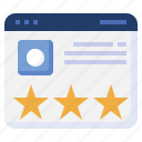 rating, review, comment, feedback, three, stars