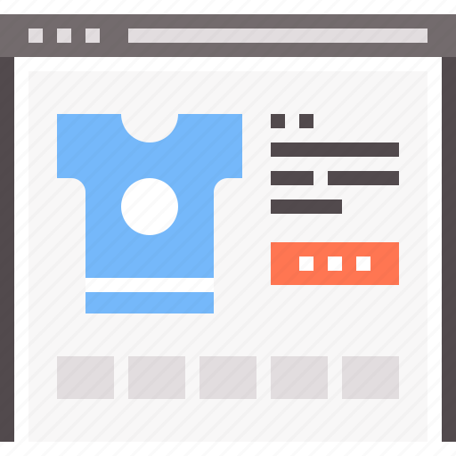 Clothes, internet, page, product, shopping, website icon - Download on Iconfinder
