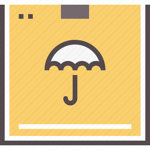 Box, container, fragile, insurance, shipping icon - Download on Iconfinder