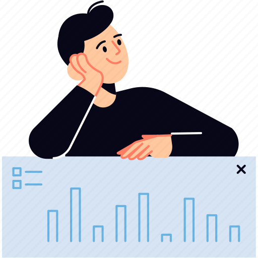 Analysis, report, analytics, graph, chart, business, statistics illustration - Download on Iconfinder