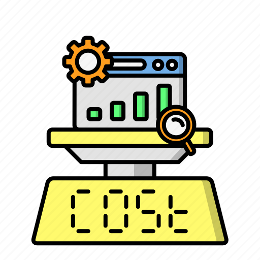 Cost, customer acquisition cost, optimization, seo icon - Download on Iconfinder
