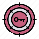 bullseye, target, key, keyword, seo