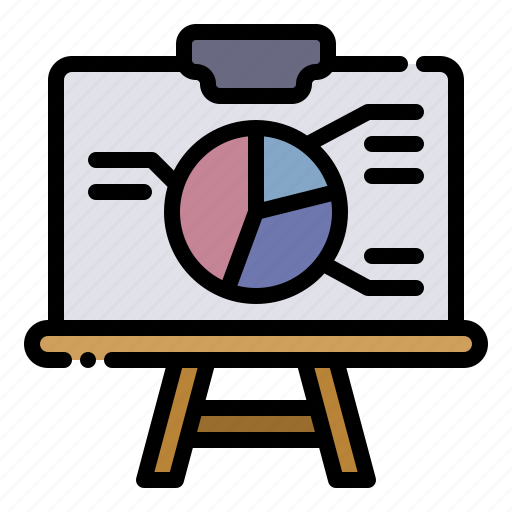 Presentation, pie, chart, report, infographics, graph icon - Download on Iconfinder