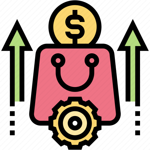 Marketing, growth, price, increase, profit icon - Download on Iconfinder