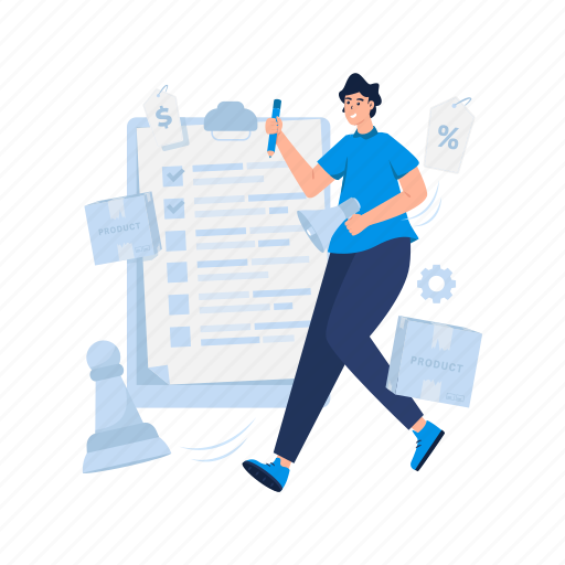 Report, to do list, checklist, document, list, business, checkbox illustration - Download on Iconfinder