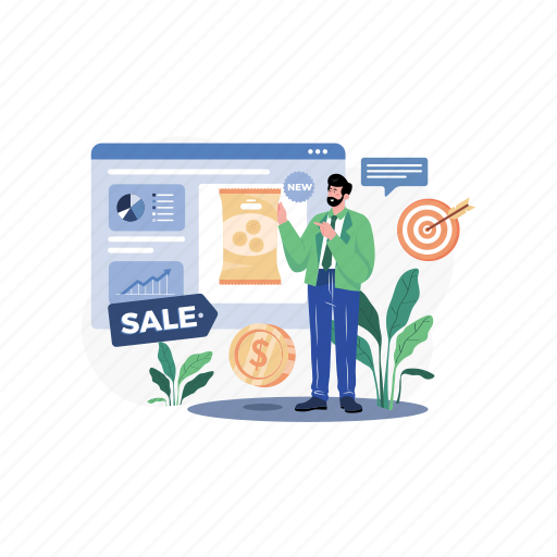 Promotion, advertising, strategy, seo, business, digital, marketing illustration - Download on Iconfinder
