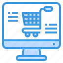 cart, computer, ecommerce, online, shopping