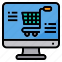 cart, computer, ecommerce, online, shopping