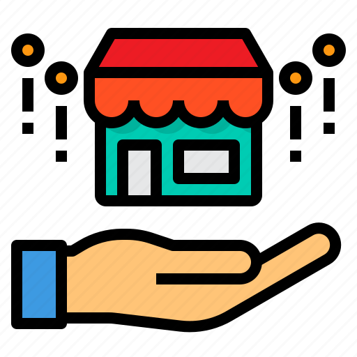 Business, ecommerce, hand, shop icon - Download on Iconfinder