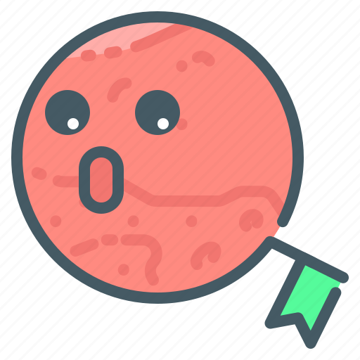 Mars, planet, emoji, flag icon - Download on Iconfinder